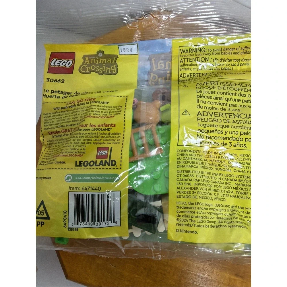 Lot Of 2 LEGO 30662 - Animal Crossing: Maple's Pumpkin Garden.‎ New In Poly.